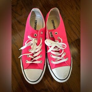 Neon Pink Converse